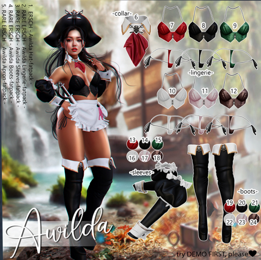 05. ERSCH - Awilda Apron {Legacy} -fatpack- RARE