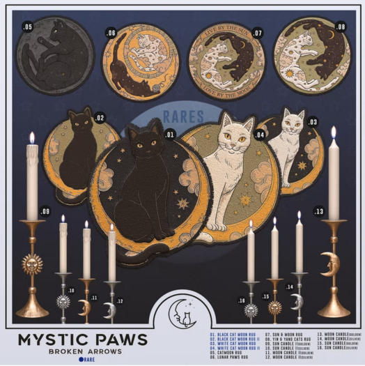 04. BROKEN ARROWS - Mystic Paws  - RARE
