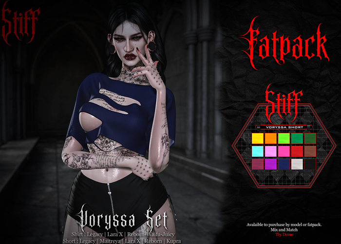 Stiff - Voryssa Short - FATPACK