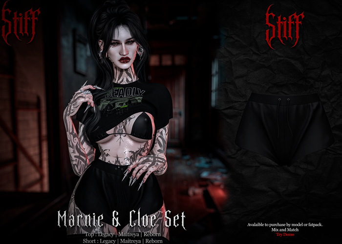 Stiff - Cloe Short - Black