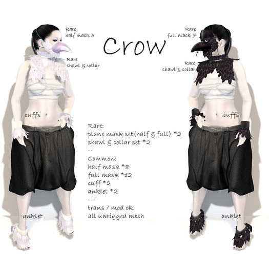 *N*Crow Half Mask 3