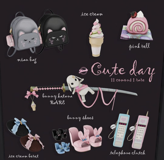 *Tentacio* cute day bunny shoes pink