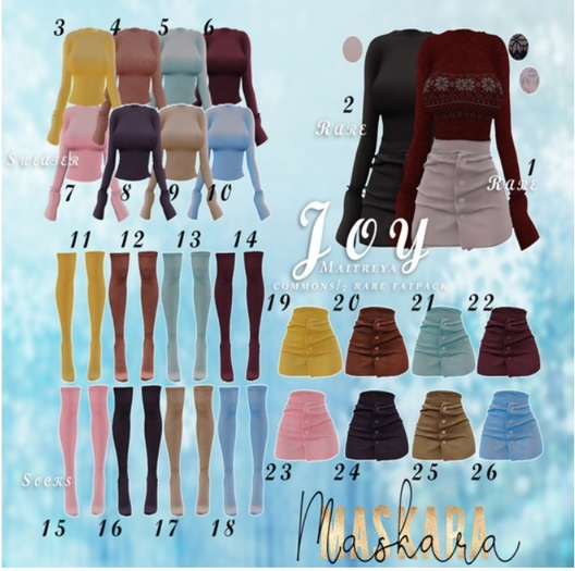 8. MasKara Joy Purple Sweater - COMMON