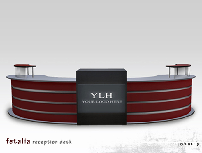 Modern Reception Desk - Fetalia - Lobby Furniture Copy/Modify