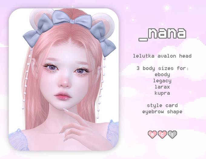  // LOULOU // Nana shape for LeLutka Avalon, eBody, Kupra, Legacy, LaraX