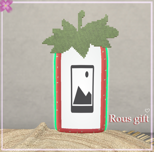 Rous - Strawberry photo frame gift 