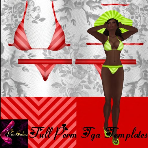 *PCz* Stripey Bikini Kit