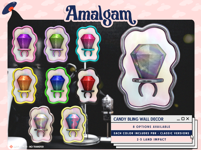 Amalgam: Candy Bling Wall Art - FATPACK [add]