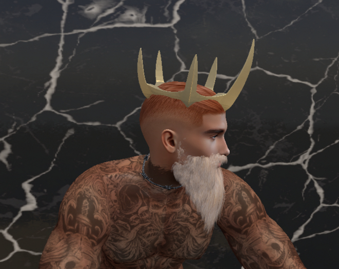 Bronze Crown – 100% Mesh Regal Accessory 