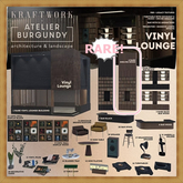 4 ABKW Vinyl Lounge . Shelves Wood RARE