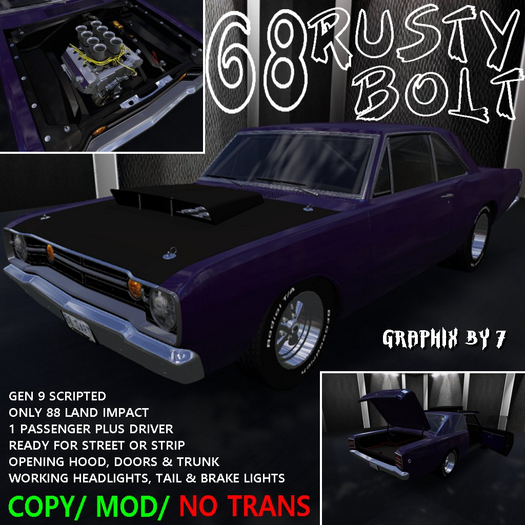 GB7 1968 Rusty Bolt