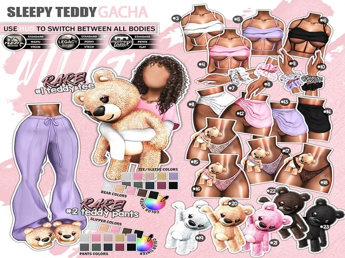 Mug - Sleepy Teddy White FULL SET