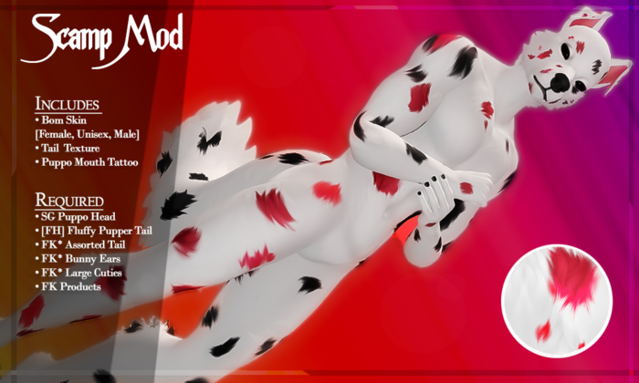 FK* Scamp ☾☾1☽☽ ☾☾BOM☽☽ ☾☾Furry Mod☽☽