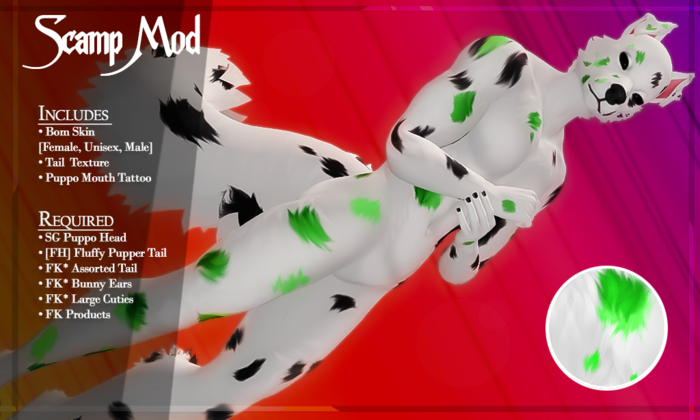 FK* Scamp ☾☾4☽☽ ☾☾BOM☽☽ ☾☾Furry Mod☽☽