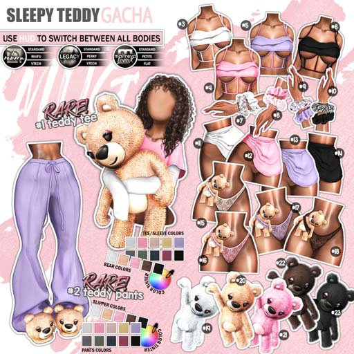 Mug - Sleepy Teddy - #6 Lifted Tank Black