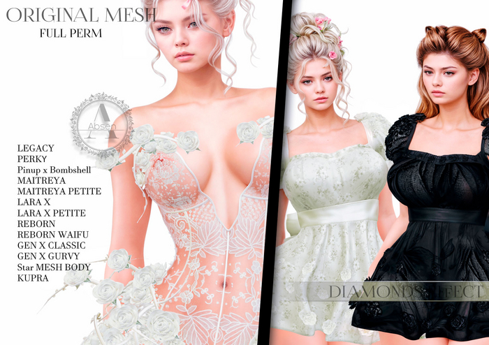 8122  **ABSEN** F-2244 DRESS FULL PERM