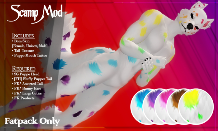 FK* Scamp ☾☾Fatpack v2☽☽ ☾☾BOM☽☽ ☾☾Furry Mod☽☽