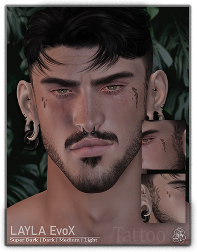 :: H4 // EVO X Face Tattoo Layla ::