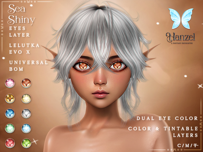 . Hanzel . Sea Shiny Eyes [Universal Eyes]