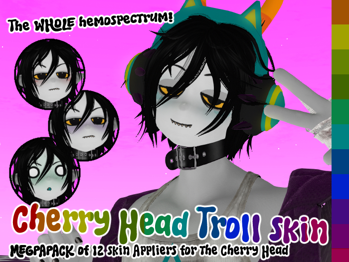 [TShain] Cherry Head Troll Skin MEGAPACK