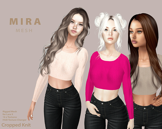 M I R A Mesh - Cropped Knit