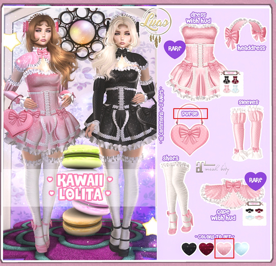 Luas Kawaii Lolita Purse Sky