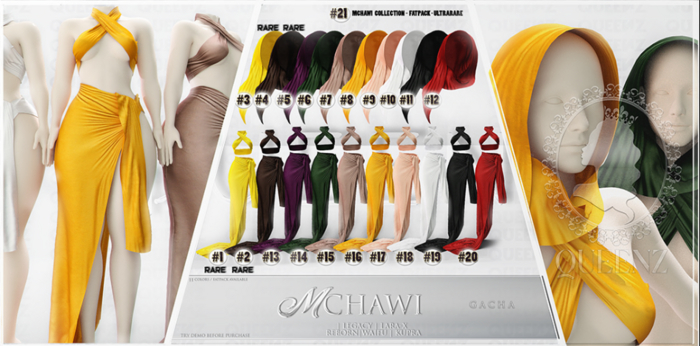 11..Q. Mchawi SCARF-BLACK-