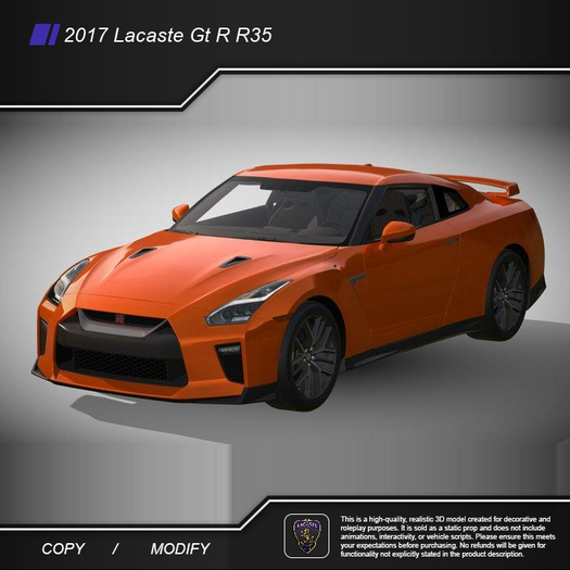2017 Lacaste Gt R R35