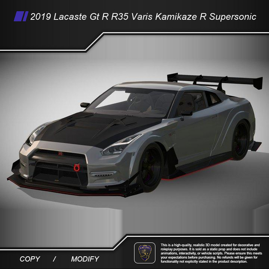 2019 Lacaste Gt R R35 Varis Kamikaze R Supersonic