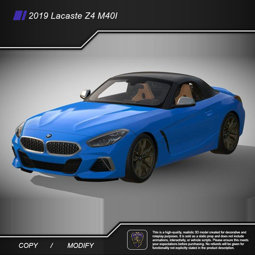 2019 Lacaste Z4 M40I