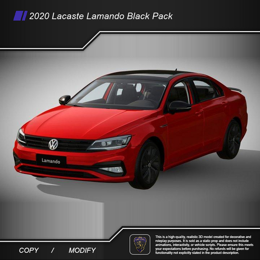 2020 Lacaste Lamando Black Pack