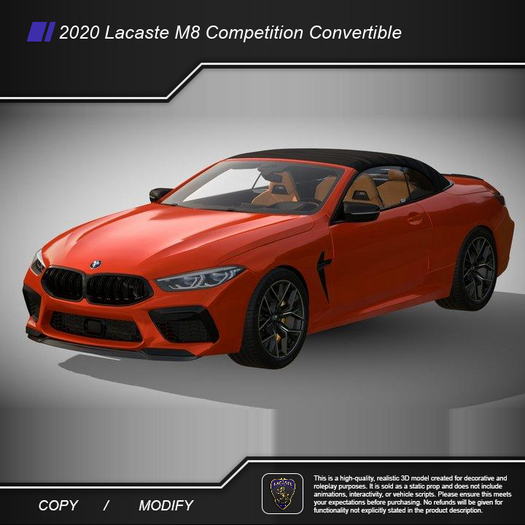 2020 Lacaste M8 Competition Convertible