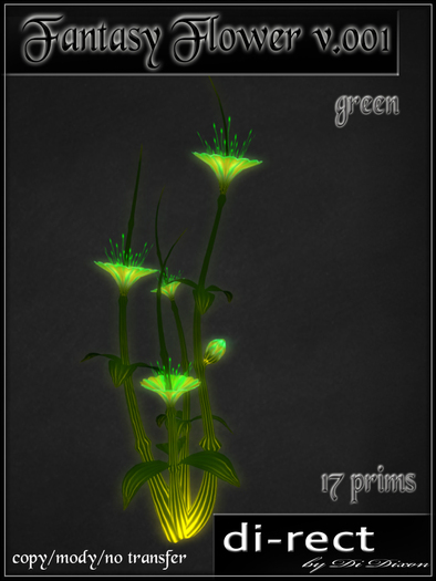 Flower Fanytasy v.001 (green)