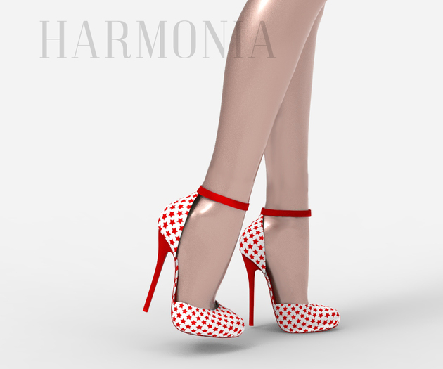 Stars White Red Hailey Kupra