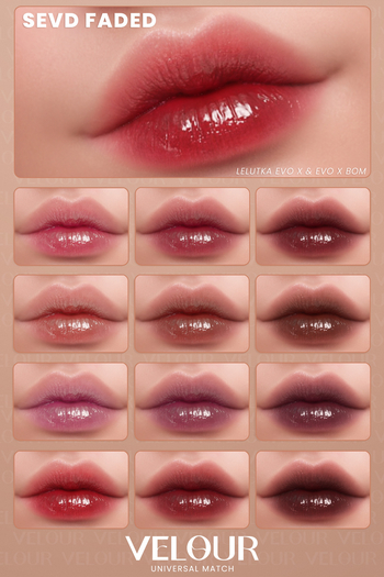 VELOUR "SEDV" FADED LIPSTICK