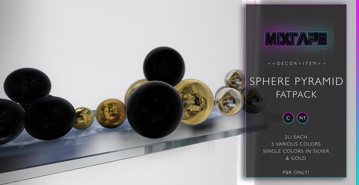 MIXTAPE Decor - sphere pyramid - FP