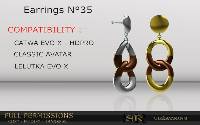 Earrings -35-Full Permissions Box