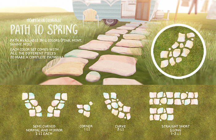MishMish - Path to Spring - Sunny (yellow stones) [Boxed] (path only)