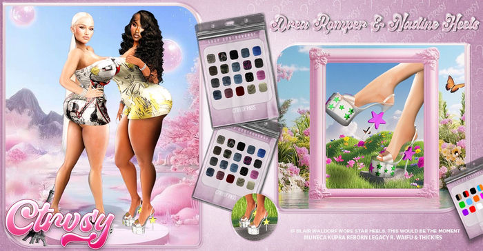 [CON]  Drea Romper - Azure