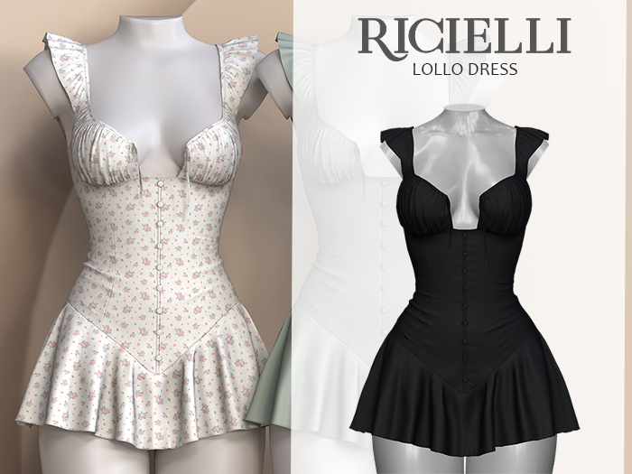Ricielli - Lollo Dress / Black Darker