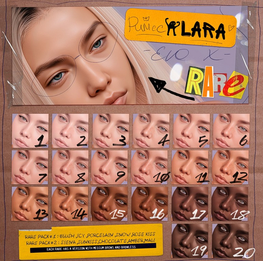 --- PUMEC #9 - LARA (EVO X) - ROSE KISS --- SKIN