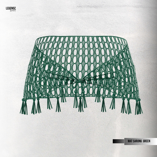 LEGENDZ MAT COLLECTION SARONG GREEN