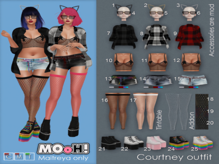 MOoH! Cat ears headband black