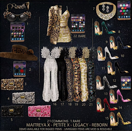 Baiastice_Via Montenapoleone Set-Clutch Black  5