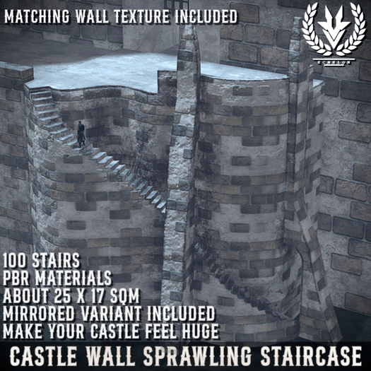 [Echelon] // Castle Wall Sprawling Staircase