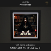 *DA* Omen in her hands Picture Frame