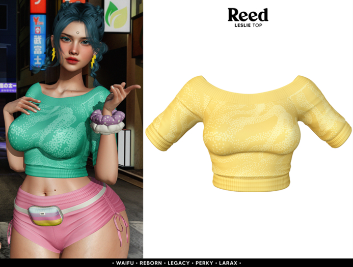 REED - LESLIE TOP YELLOW
