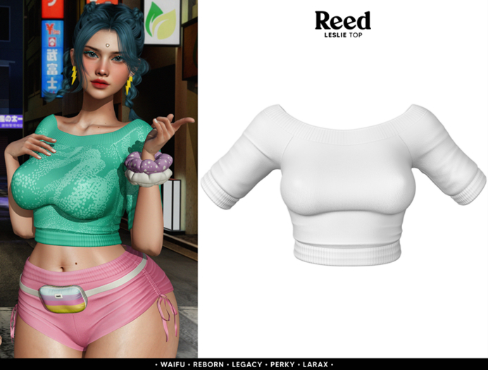 REED - LESLIE TOP WHITE