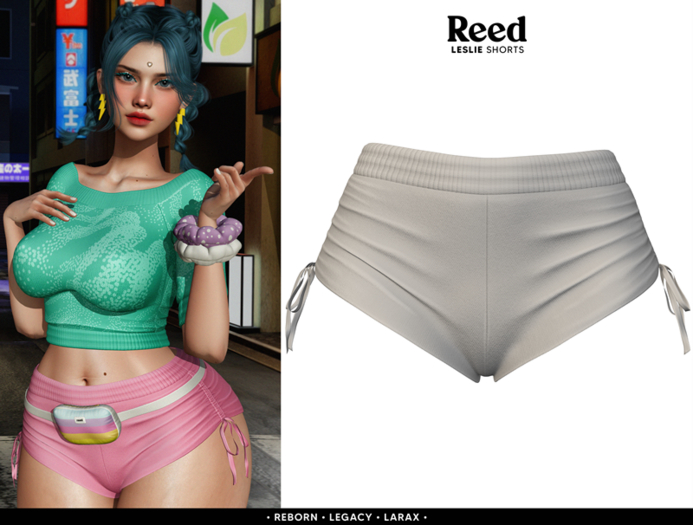 REED - LESLIE SHORTS GRAY