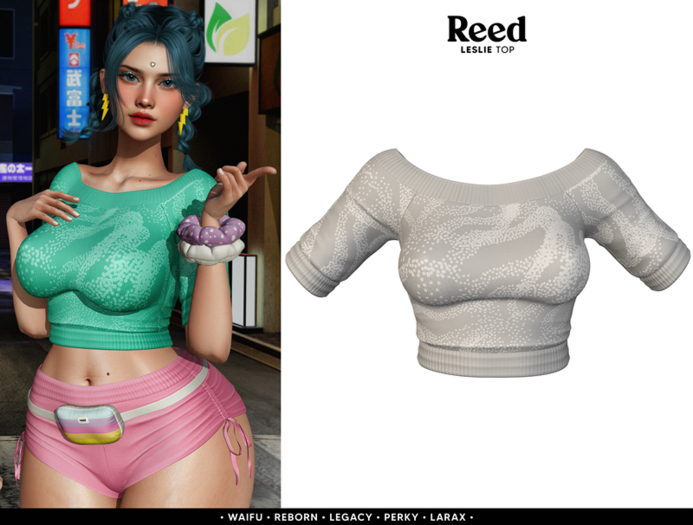 REED - LESLIE TOP GRAY